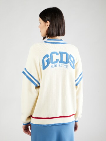 GCDS Cardigan i hvid: forside