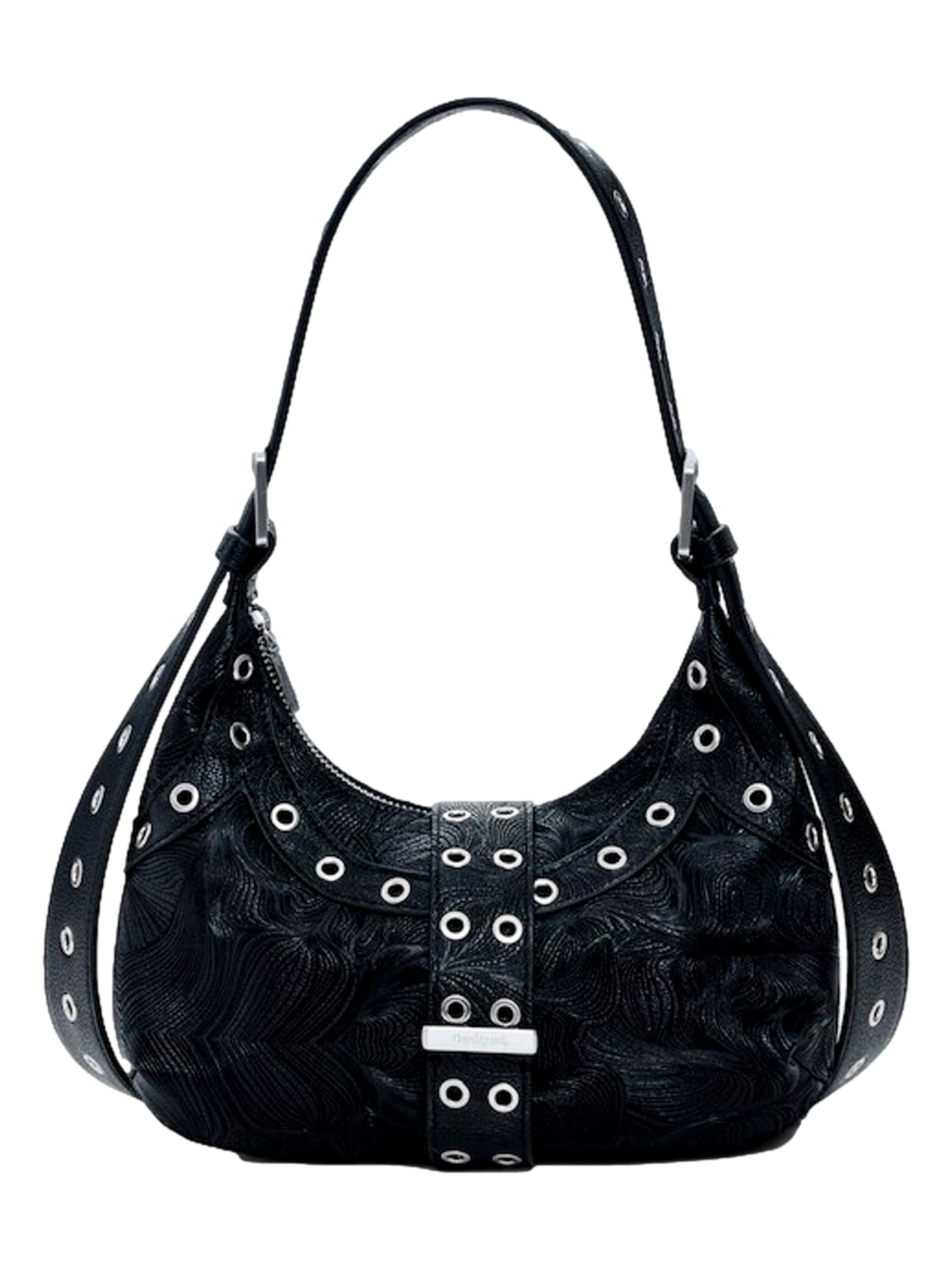 Desigual - Malas de tiracolo 'Iridio Margot' em preto: frente