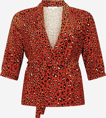 Blazer 'Athina' di ABOUT YOU Curvy in rosso: frontale
