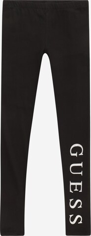 GUESS - Slimfit Leggings en negro: frente