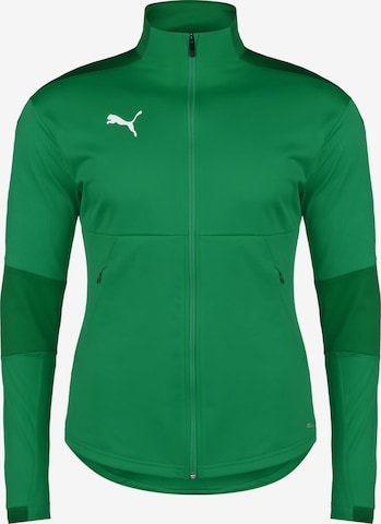 PUMA Training Jacket 'TeamFinal 21' in Green: front