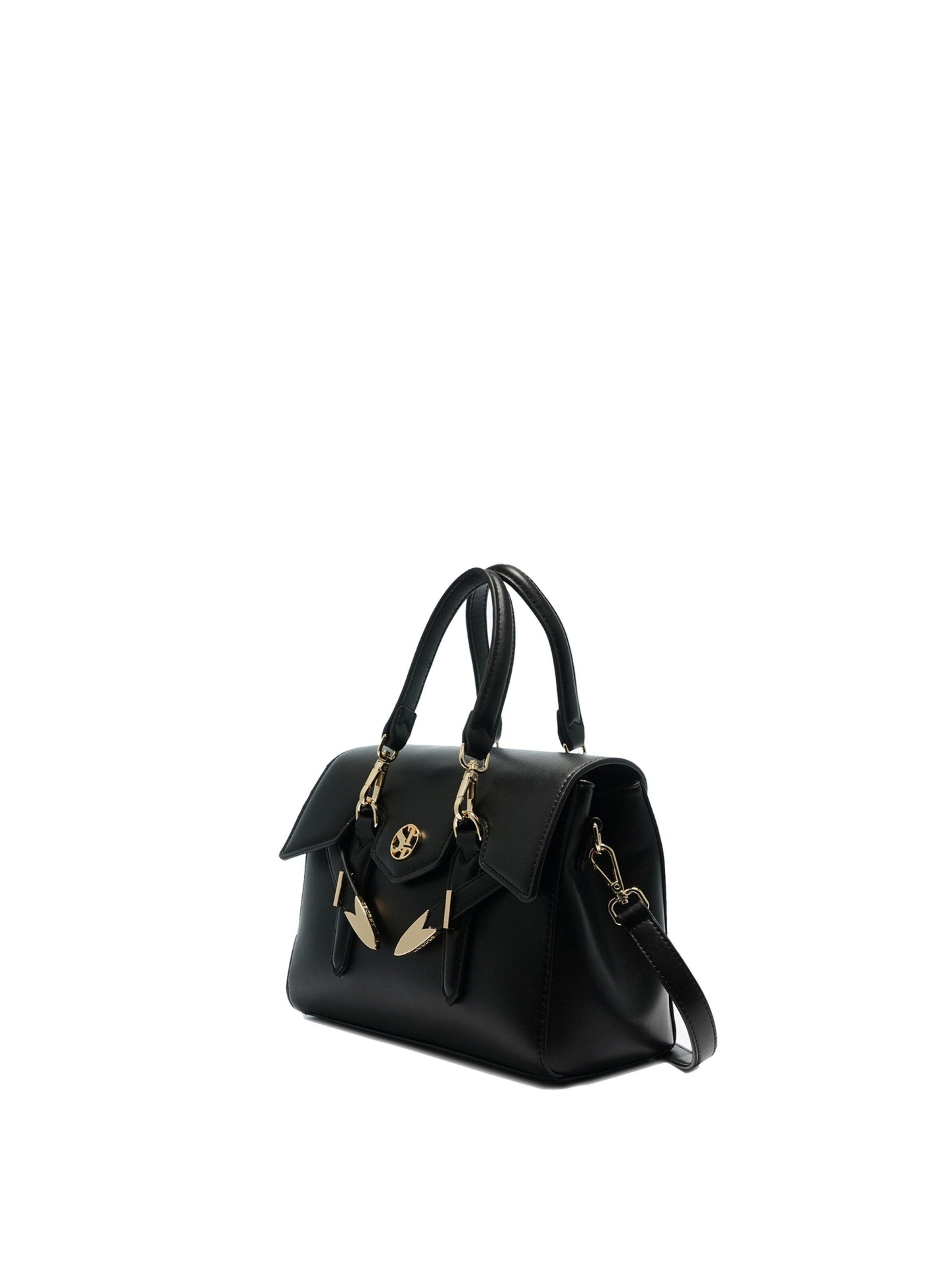 Sacs à main 'Valoria Nova' Secret Pon Pon en noir : devant