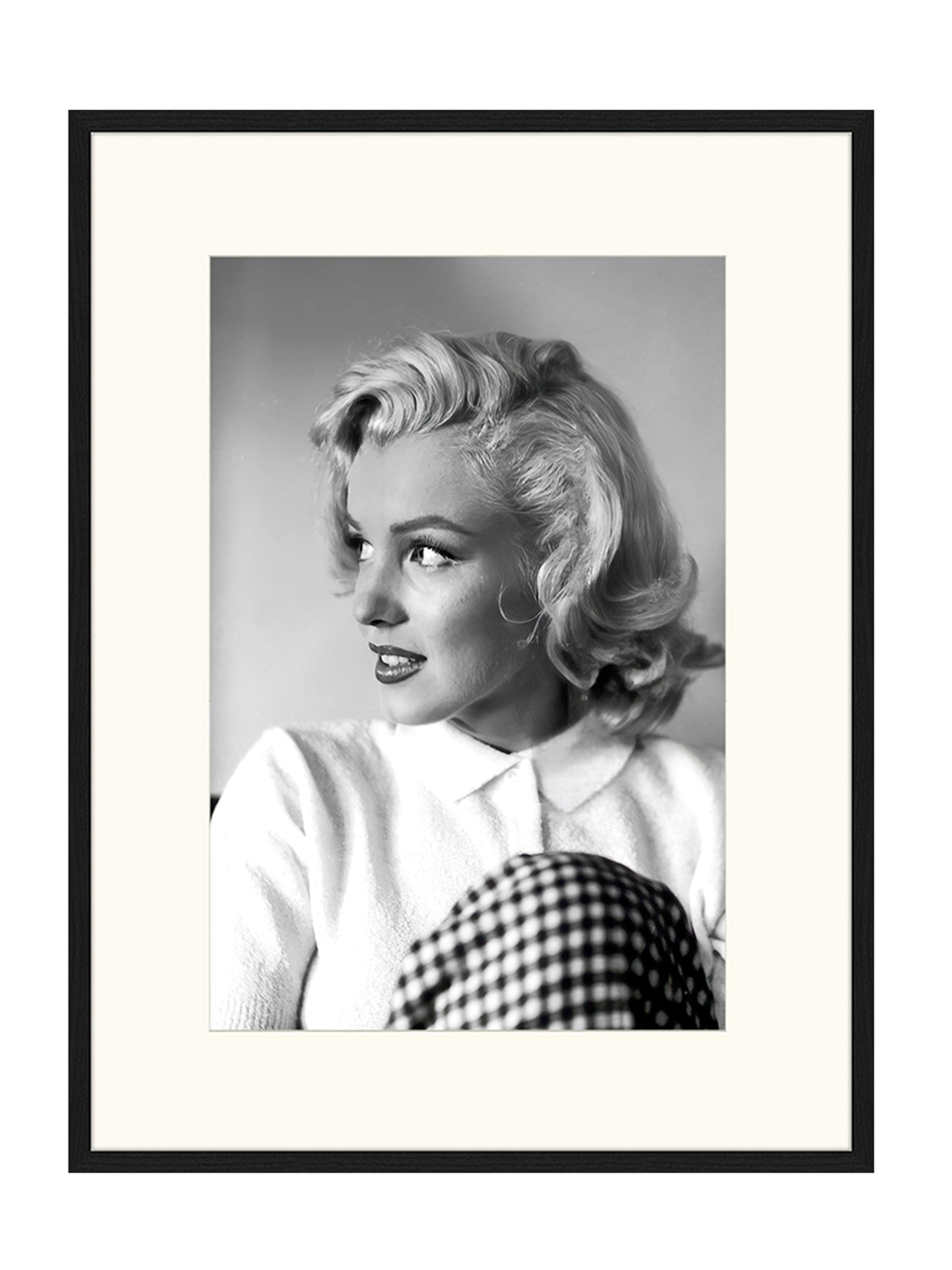 Liv Corday Bild 'Marylin Monroe' in Schwarz: Vorderseite