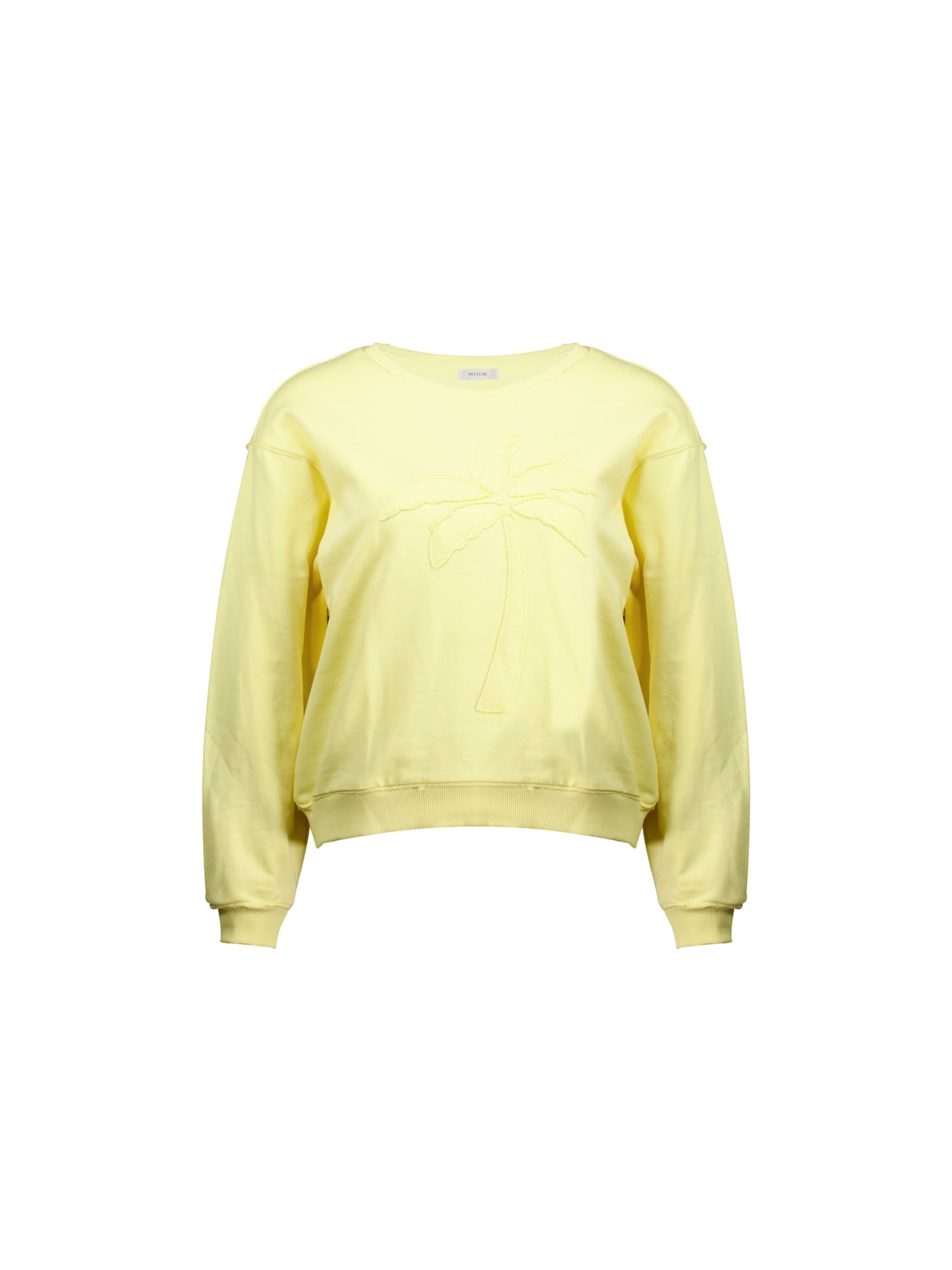 Deeluxe Sweatshirt 'Teana' in de kleur Lichtgeel, Productweergave