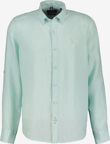 LERROS Button Up Shirt in Green: front