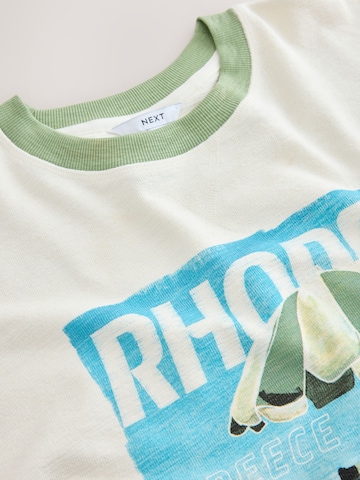 Next T-Shirt 'Summer Rhodes' in Beige