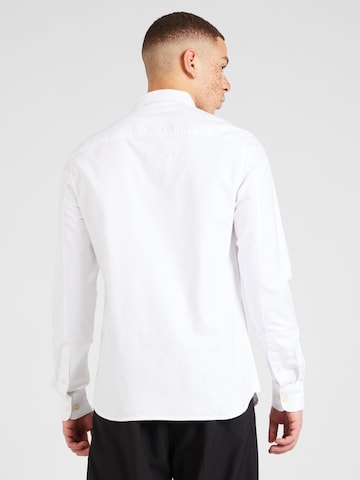KnowledgeCotton Apparel - Ajuste regular Camisa 'Harald' en blanco