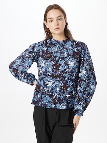 OBJECT Blouse 'RAWENA' in Blue: front