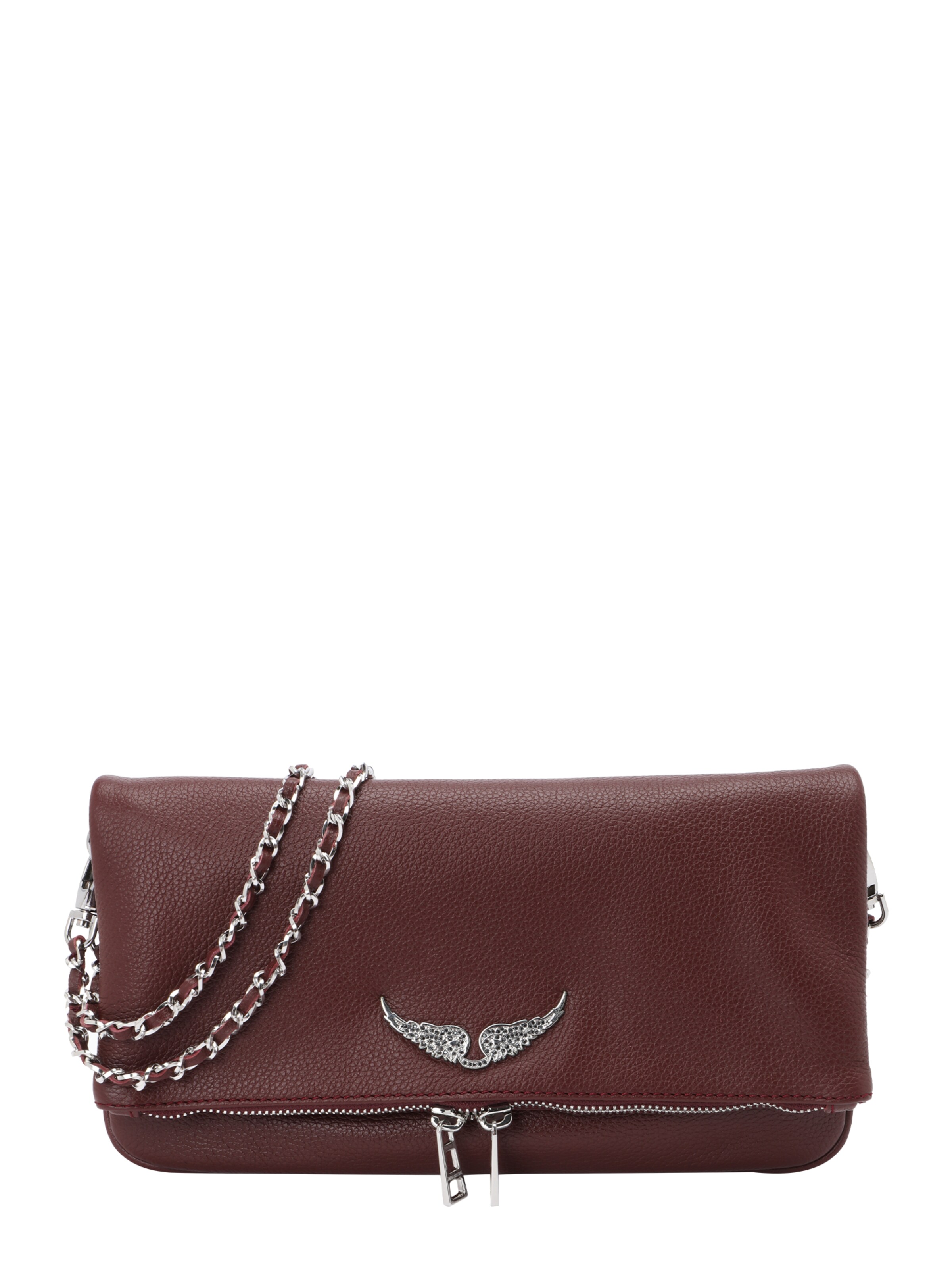 Clutch 'ROCK' de la Zadig & Voltaire pe roșu: față