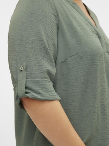 Vero Moda Curve Bluse 'ELVA' i grøn
