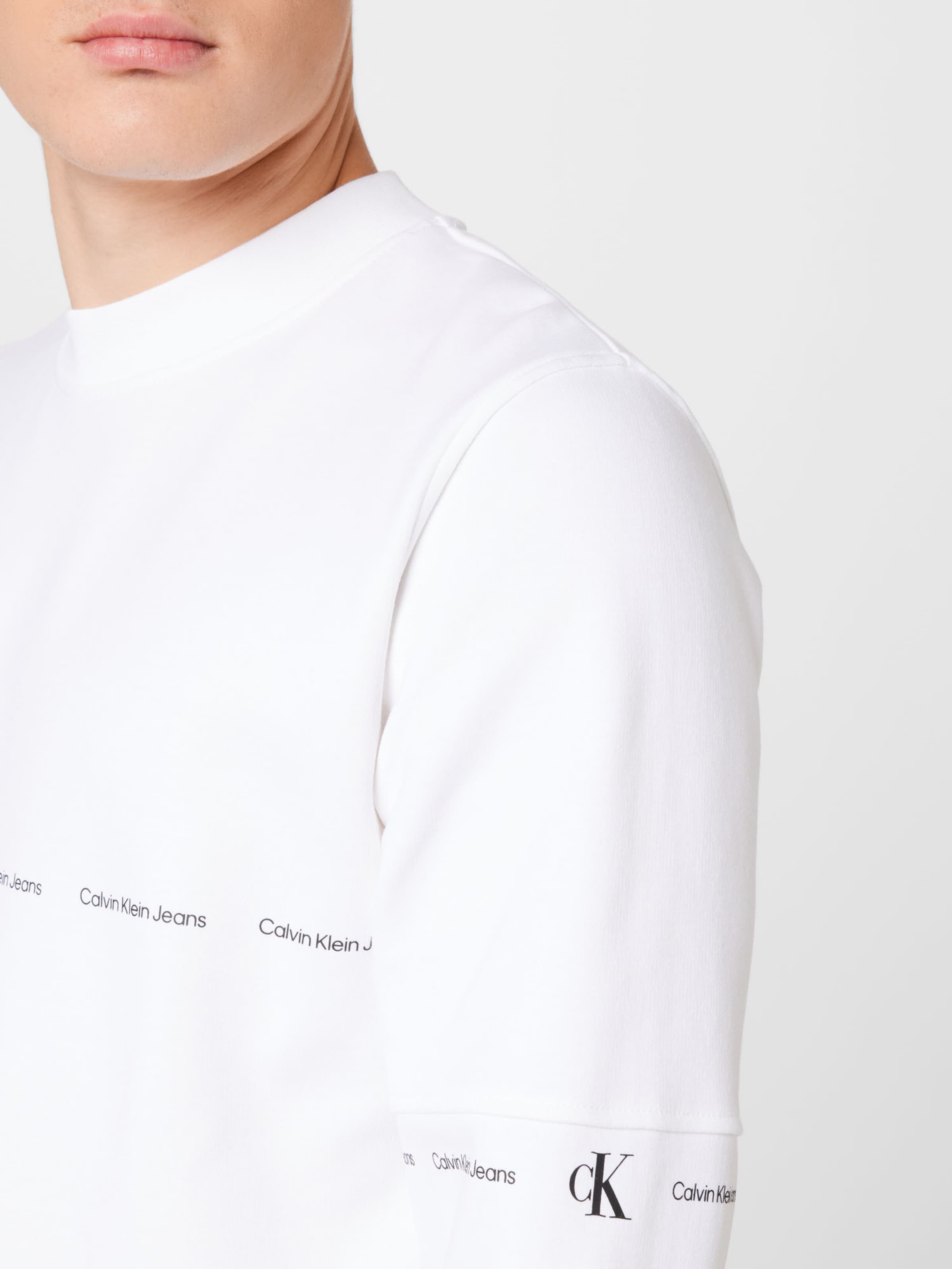 Homme Sweat-shirt Calvin Klein Jeans en Blanc Cassé 