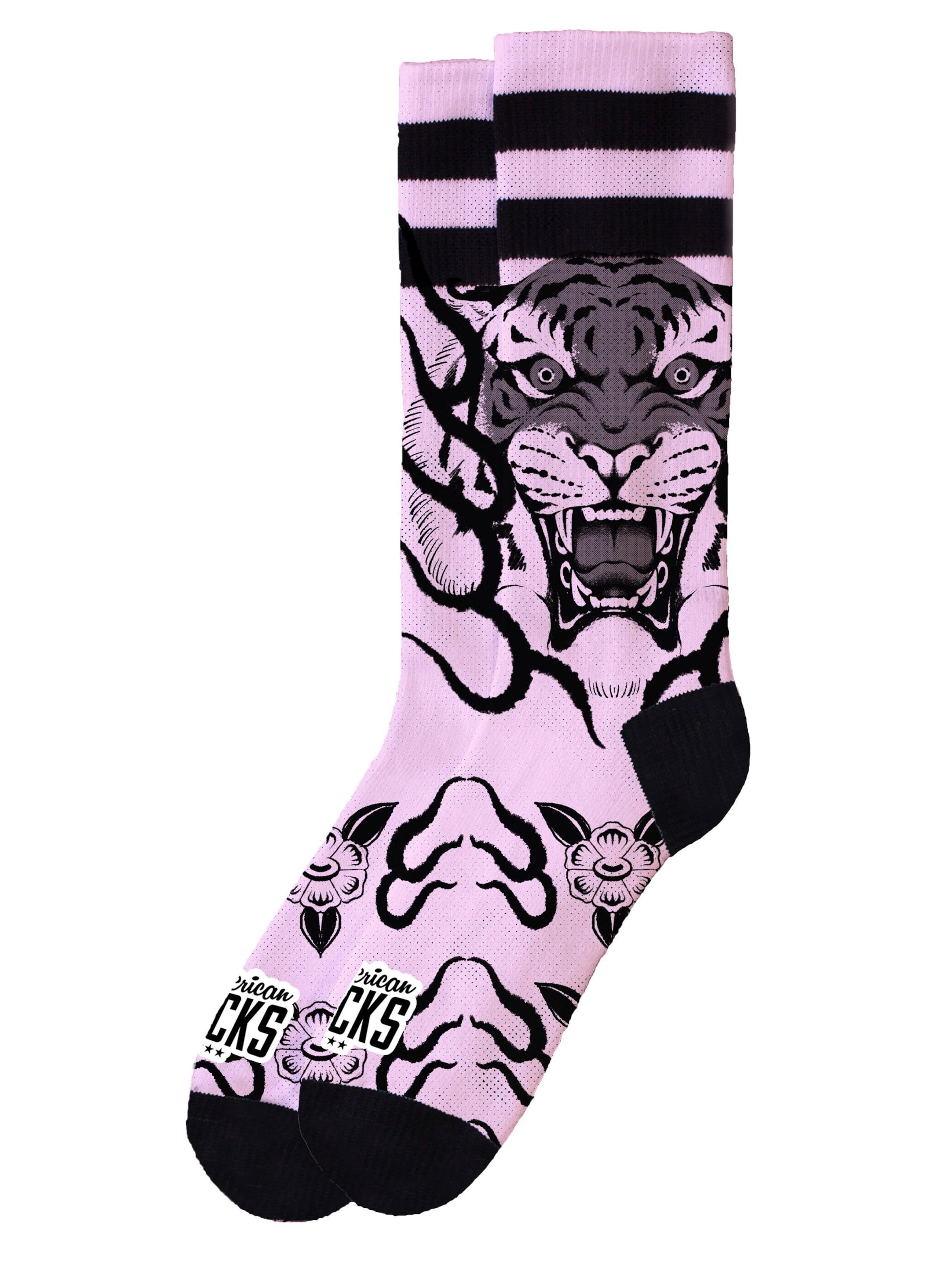 American Socks - Calcetines 'Khan' en rosa: frente