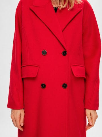 SELECTED FEMME Between-Seasons Coat in Red
