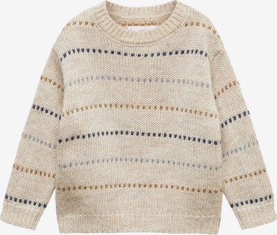 MANGO KIDS Trui 'TEO' in de kleur Beige / Navy / Lichtblauw / Bruin, Productweergave