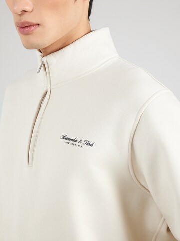Sweat-shirt Abercrombie & Fitch en beige