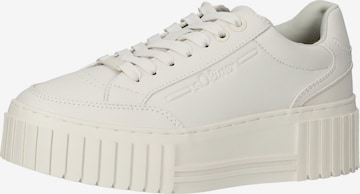 s.Oliver Sneakers laag in Wit: voorkant