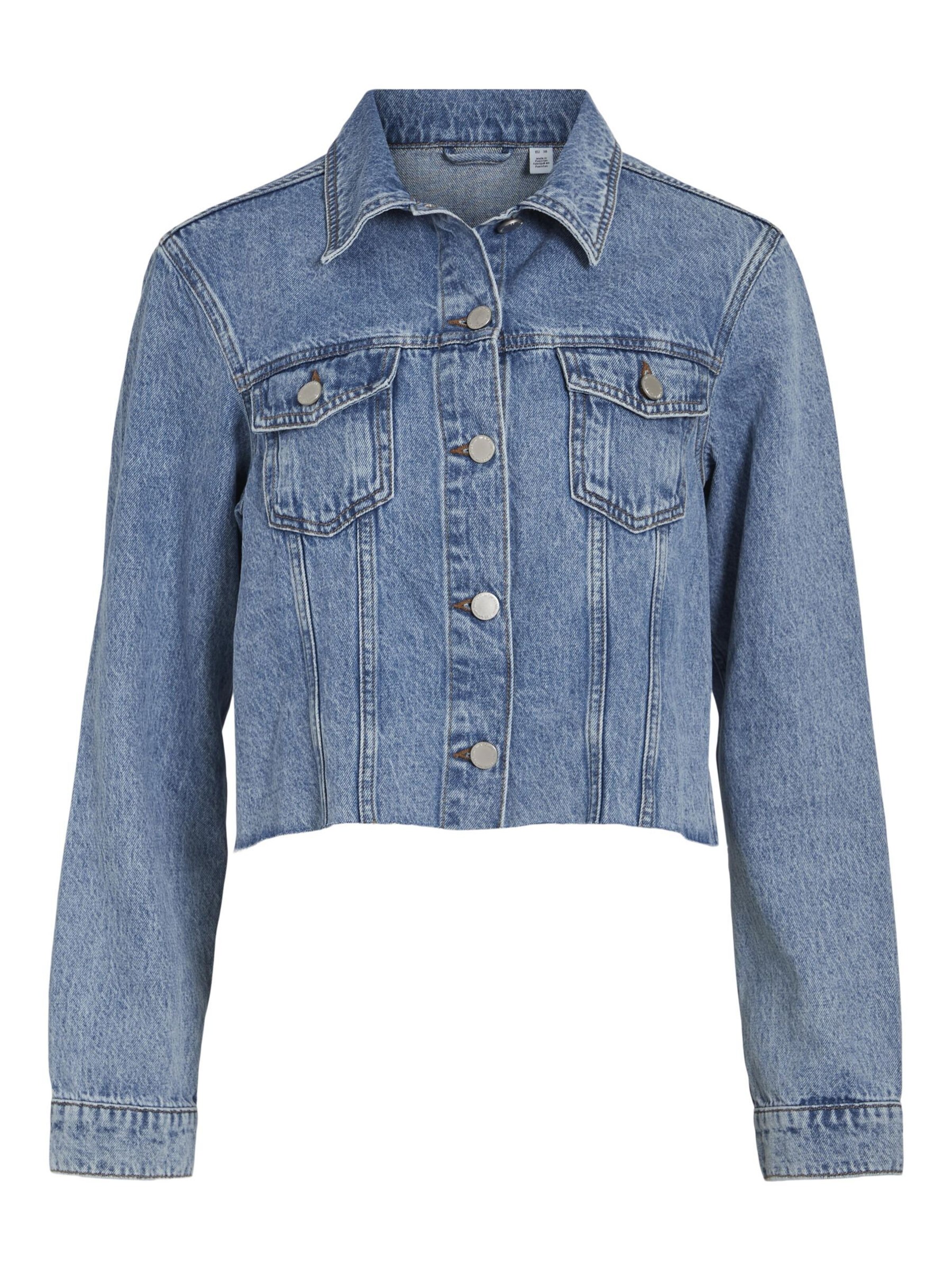 VILA Tussenjas in Blauw: voorkant