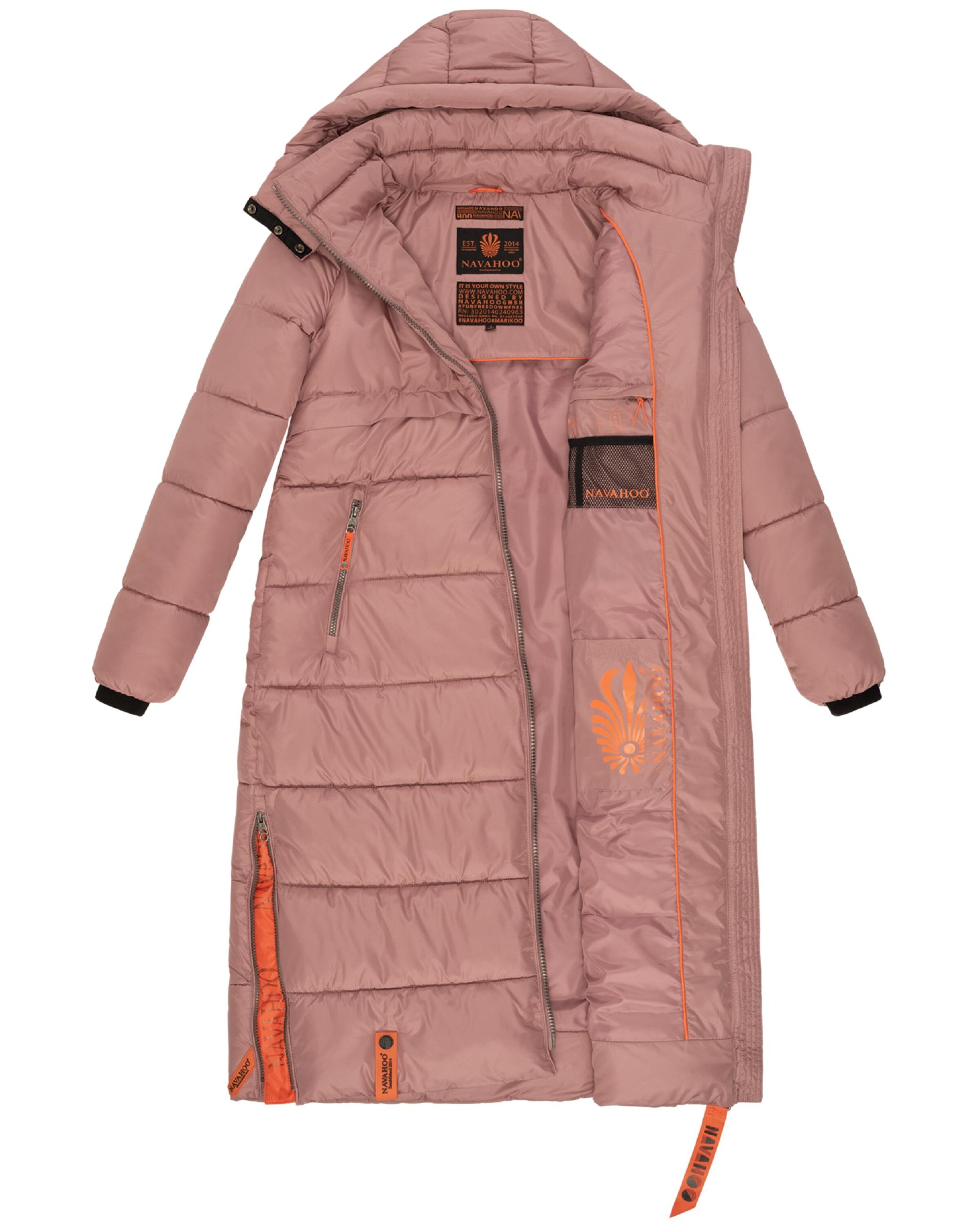 NAVAHOO Зимнее пальто в Ярко-розовый