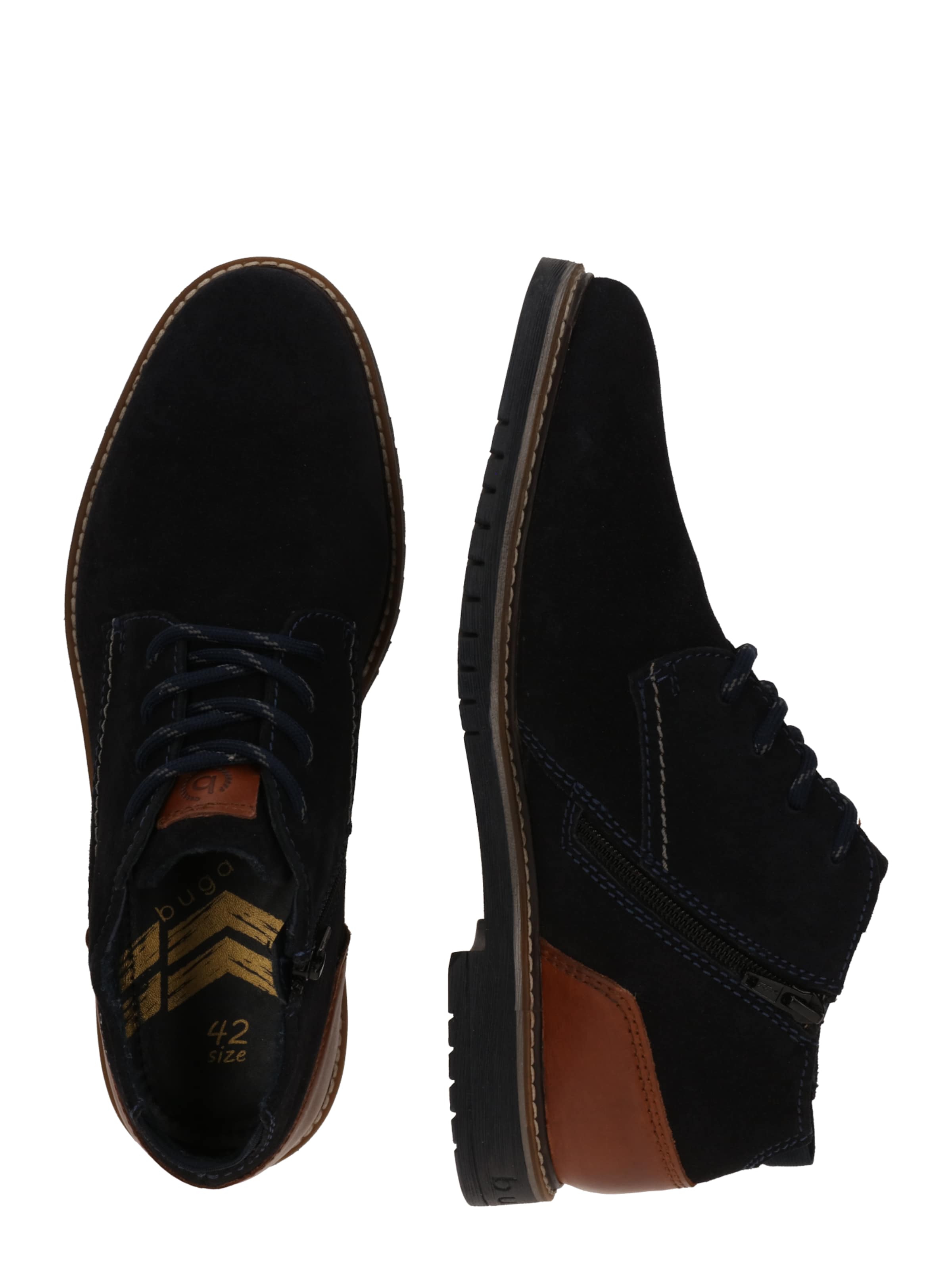 bugatti Šnurovacie topánky - Modrá