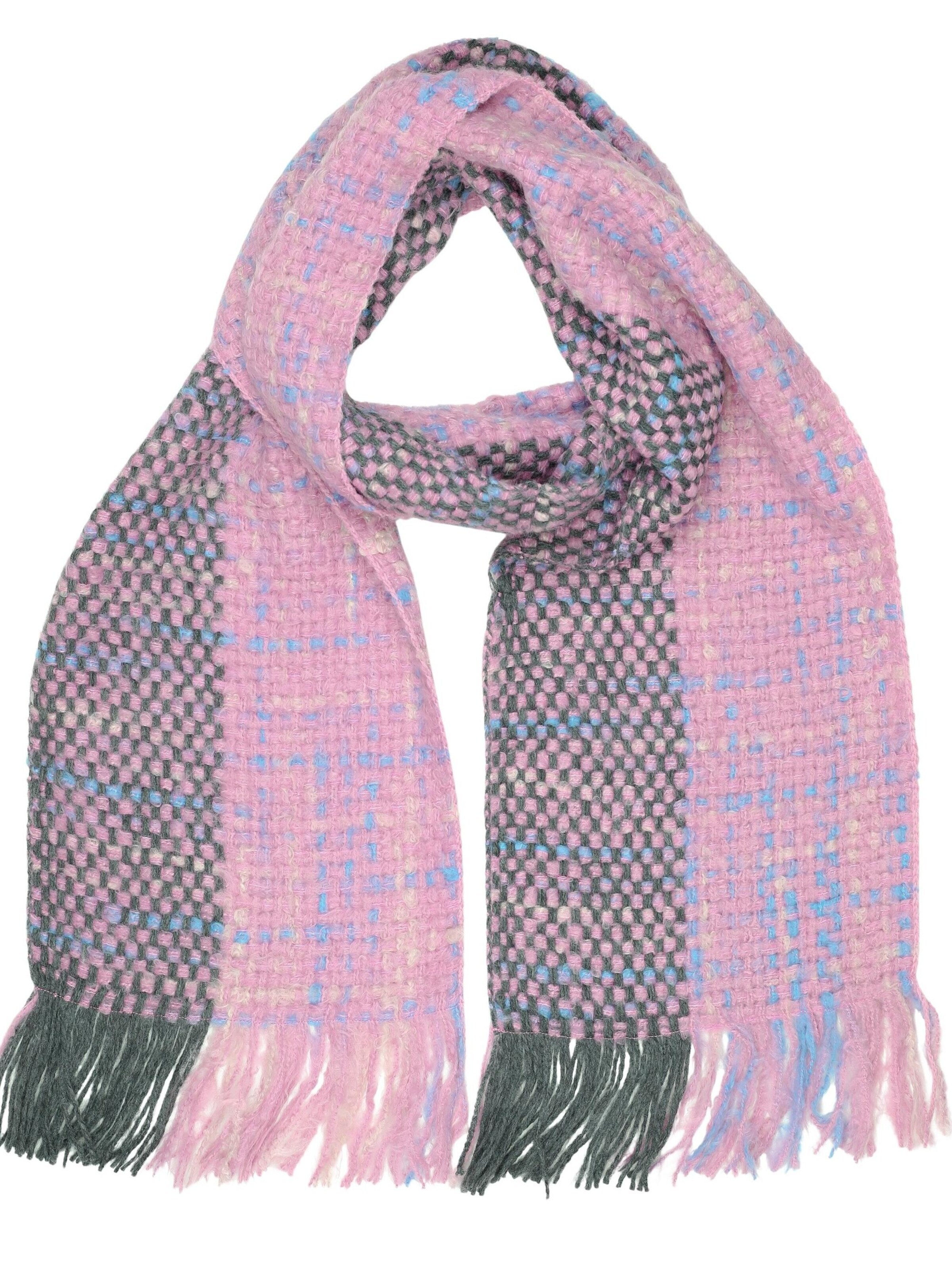 COLLEZIONE ALESSANDRO Scarf 'Tscherpa' in Pink: front