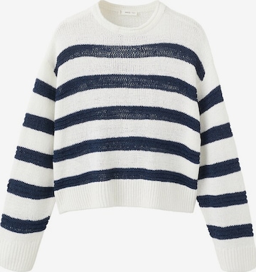 MANGO TEEN Neulepaita 'Naval' värissä valkoinen: etupuoli