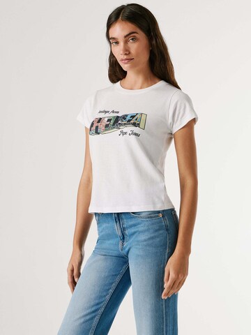 Maglietta 'Nela' di Pepe Jeans in bianco