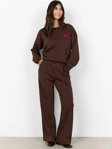 Loosefit Pantalon ' SC-ANGELIN 20 ' Soyaconcept en marron