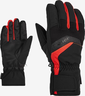 ZIENER Athletic Gloves 'GABINO' in Red: front