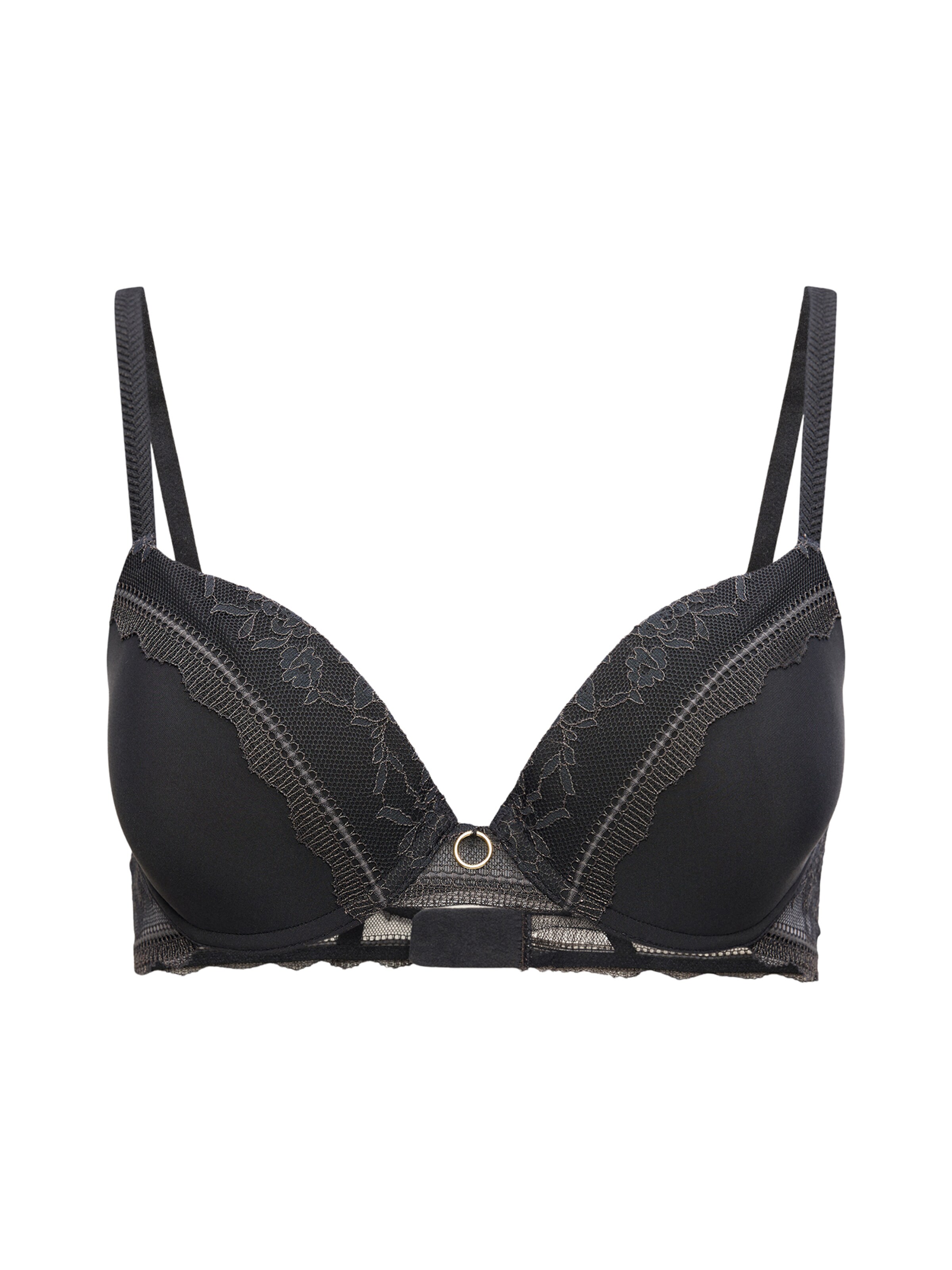 TRIUMPH Push-up Σουτιέν 'Comfort Allure' σε μαύρο: μπροστά