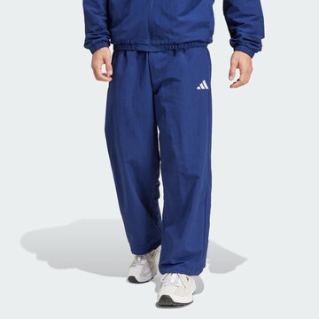 Loosefit Pantaloni sportivi 'Essential' di ADIDAS SPORTSWEAR in blu: frontale