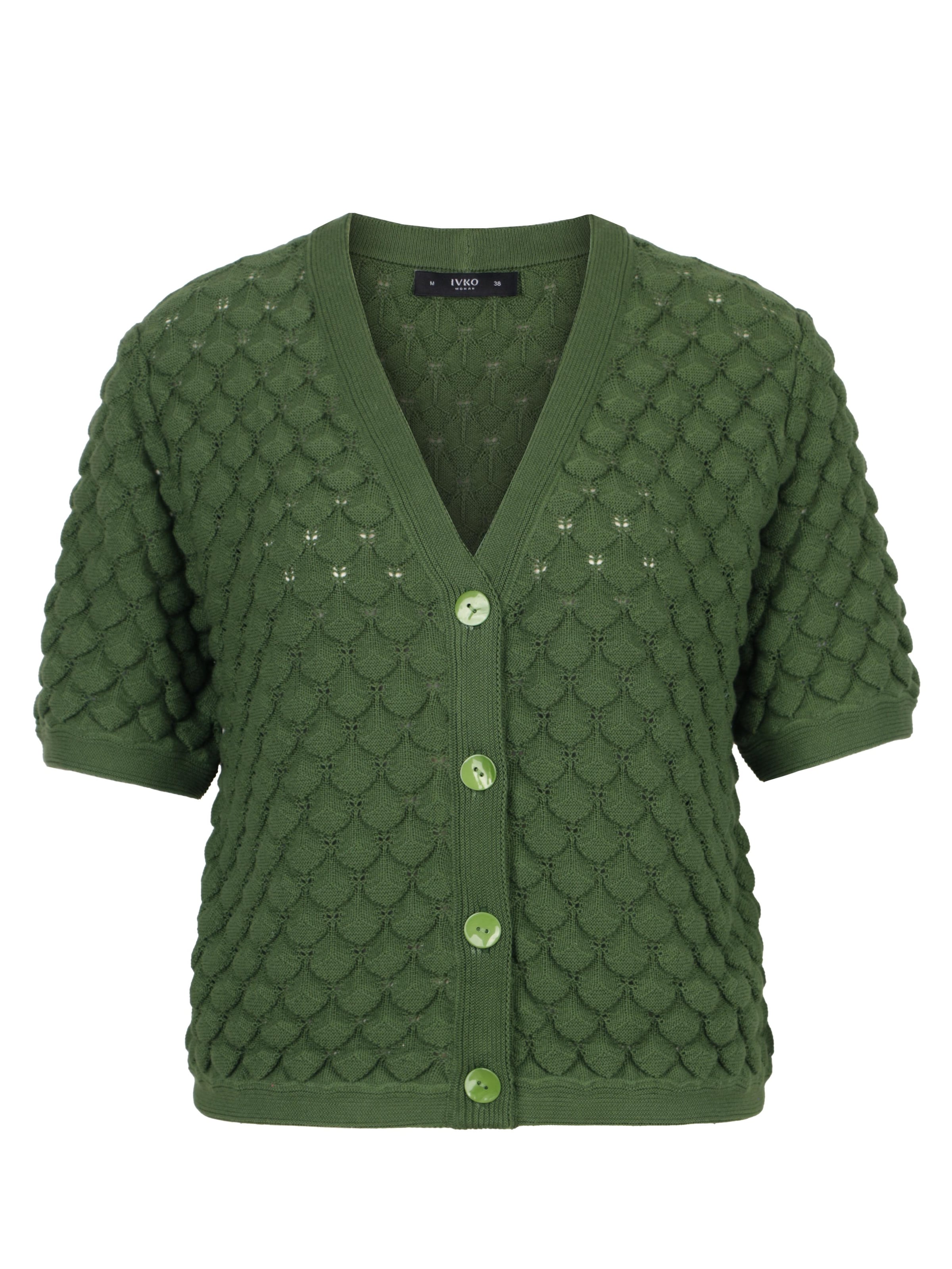 IVKO Strickjacke‌‌‌‌ in Grün: Vorderseite