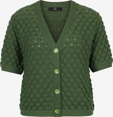 IVKO Knit Cardigan in Green: front
