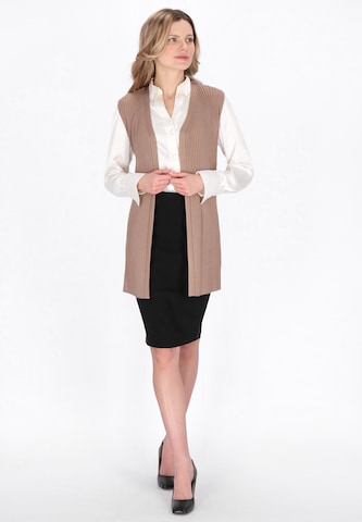 usha BLACK LABEL - Colete de malha em cinzento