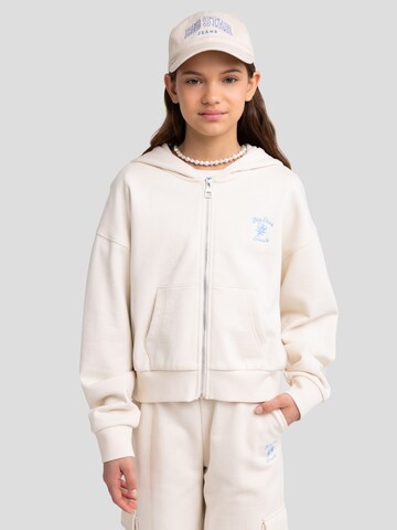 BIG STAR Sweat jacket 'Naoma' in White: front