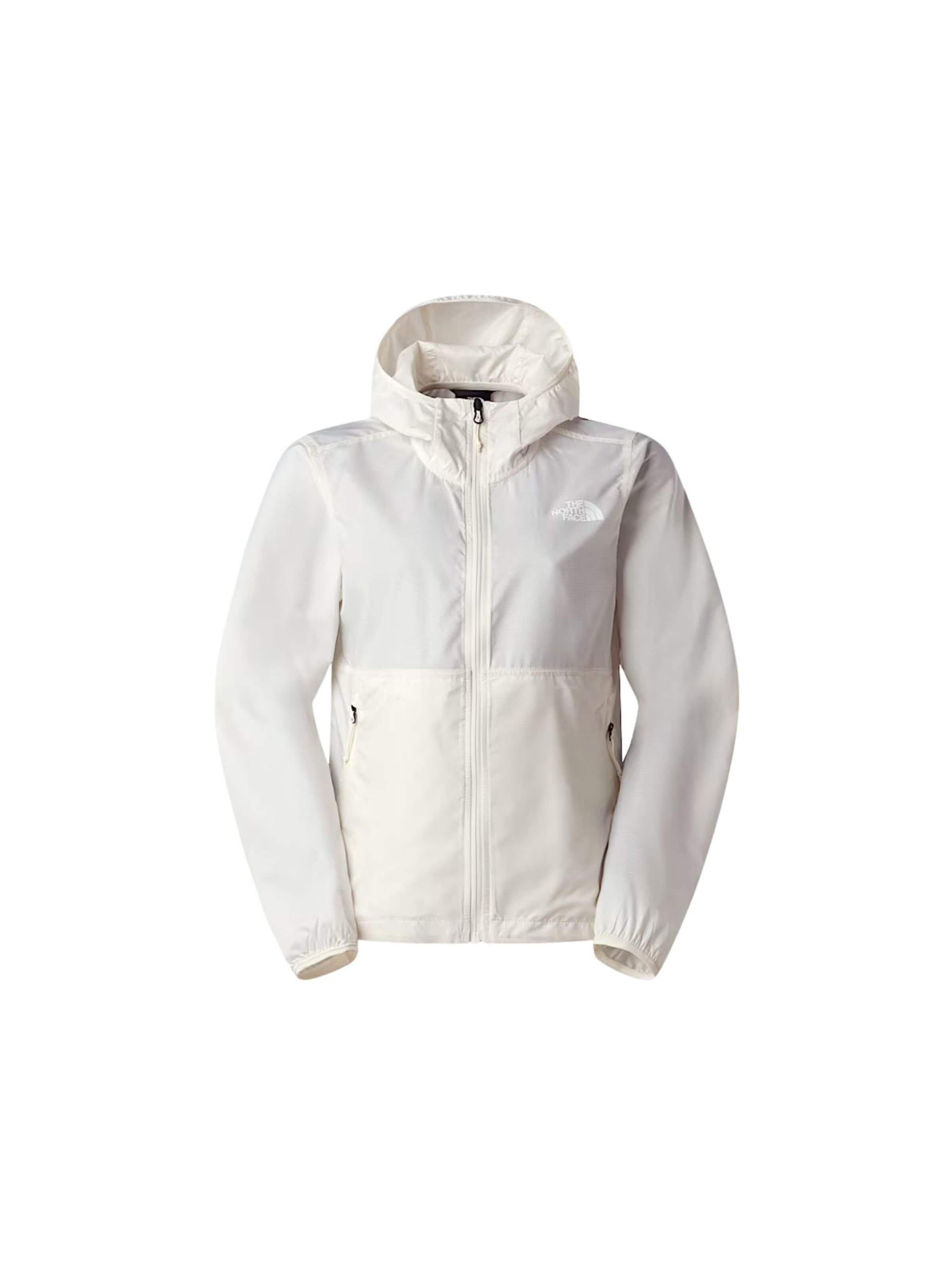 Veste mi-saison 'W TNF CYCLONE WND JKT' THE NORTH FACE en blanc : devant