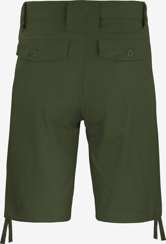 Regular Pantalon outdoor 'Sonora' normani en vert