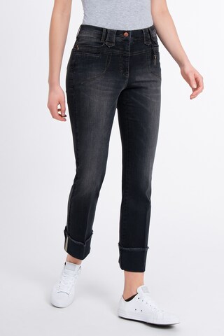 Recover Pants Regular Jeans 'Alina' in Zwart: voorkant