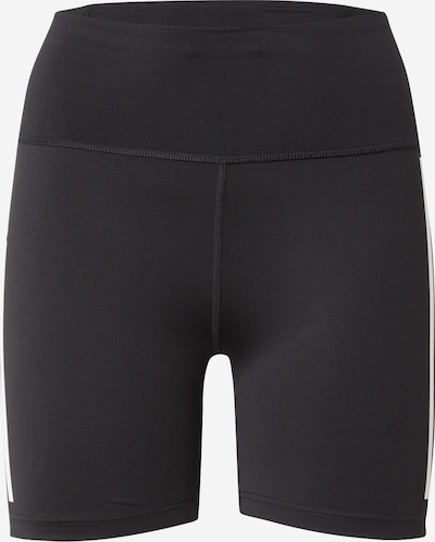 ADIDAS PERFORMANCE Pantalon de sport 'Dailyrun 3-stripes 5-inch' en noir / blanc, Vue avec produit