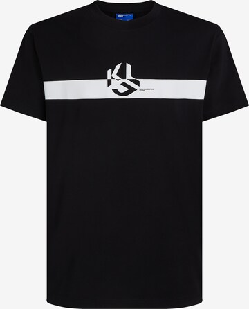 KARL LAGERFELD JEANS - Camiseta en negro: frente