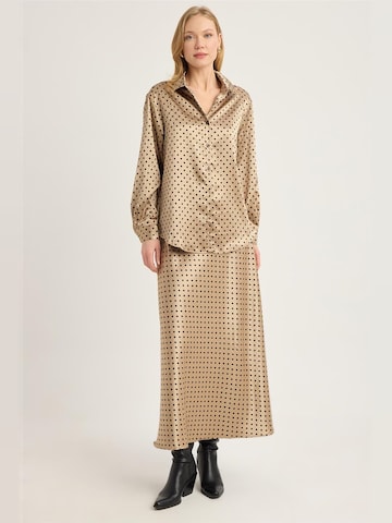 HOME STORE Broekpak in Beige: voorkant
