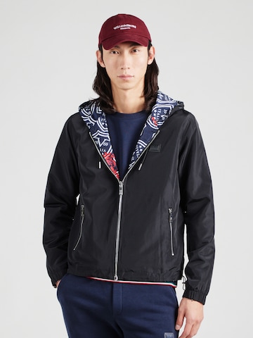 Veste mi-saison 'Jens' 19V69 ITALIA en noir : devant