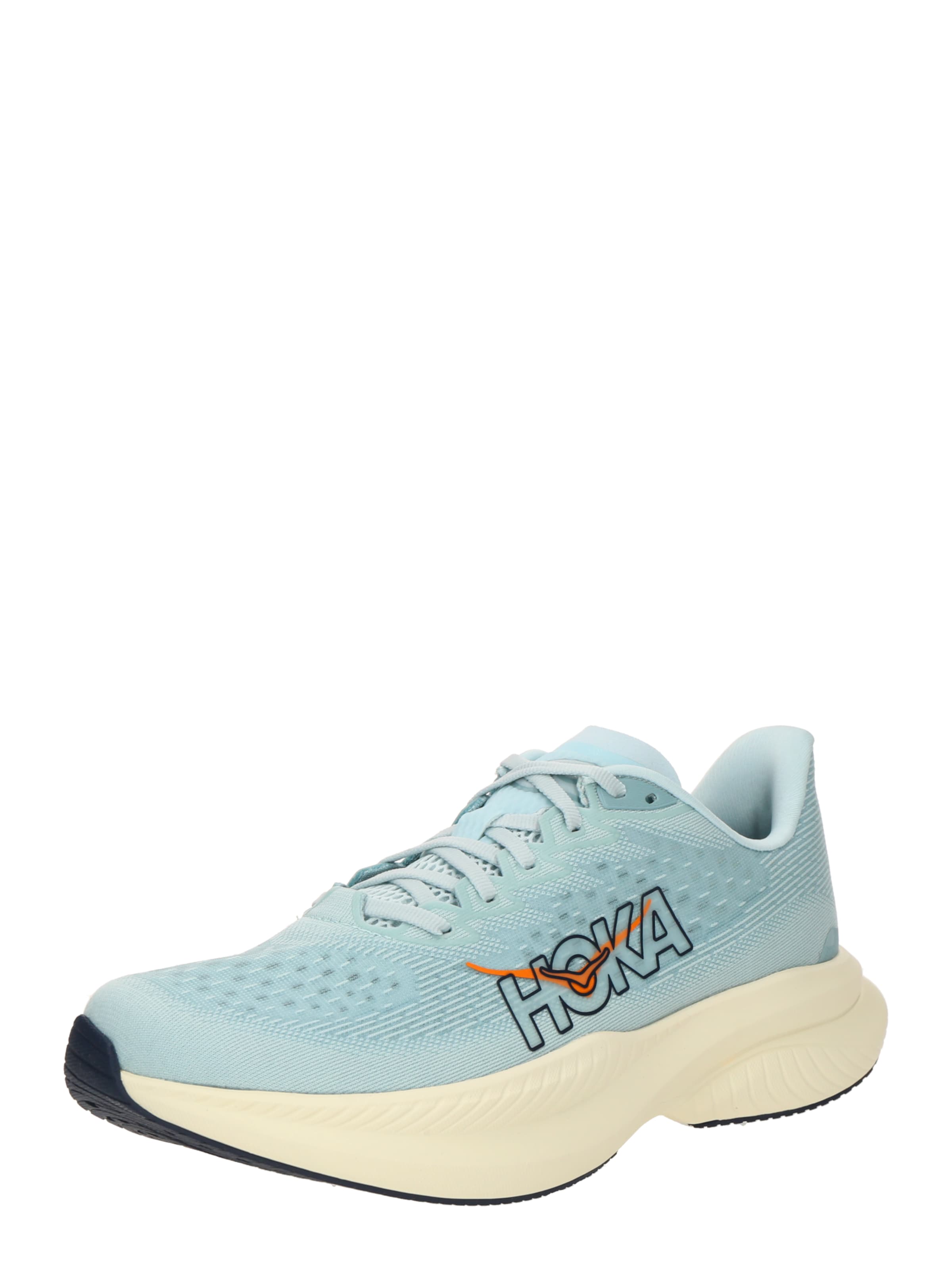 HOKA Chaussure de course 'MACH 6' en bleu clair / orange / noir, Vue avec produit