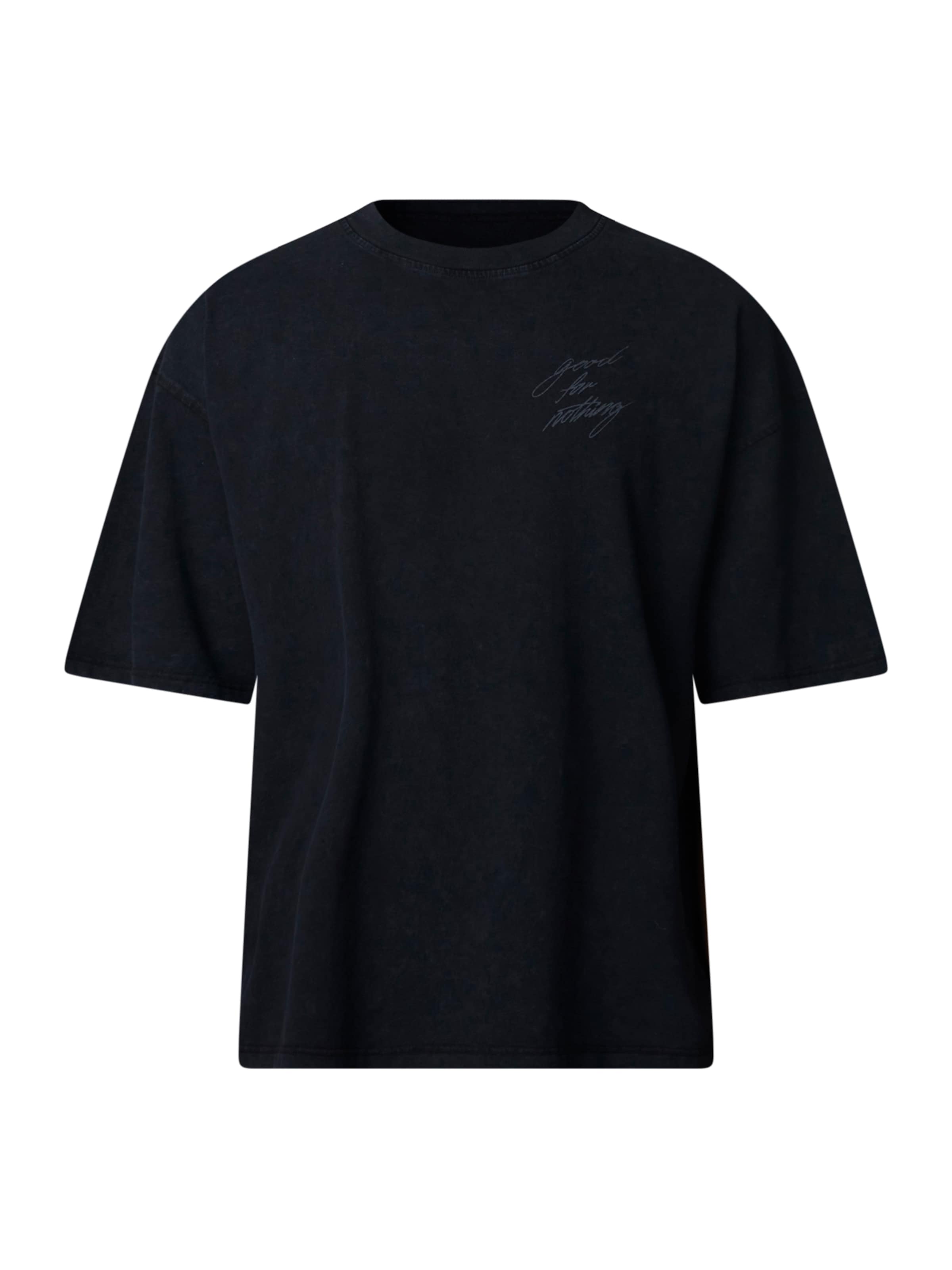 Good For Nothing T-Shirt in Schwarz: Vorderseite