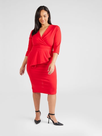 WAL G. Dress 'HOSSY' in Red: front