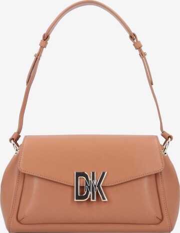 DKNY Schultertasche in Braun: predná strana