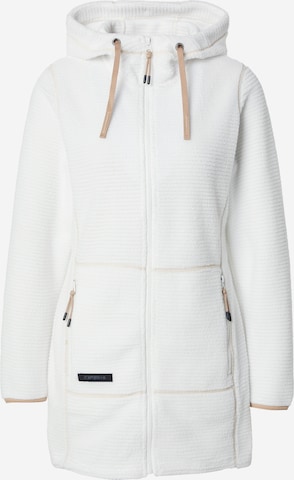 ICEPEAK Funkční fleecová mikina 'AGRA' – bílá: přední strana