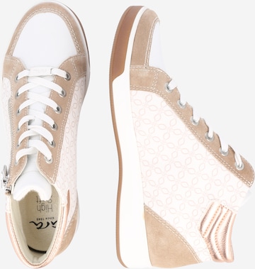 Sneaker alta di ARA in beige