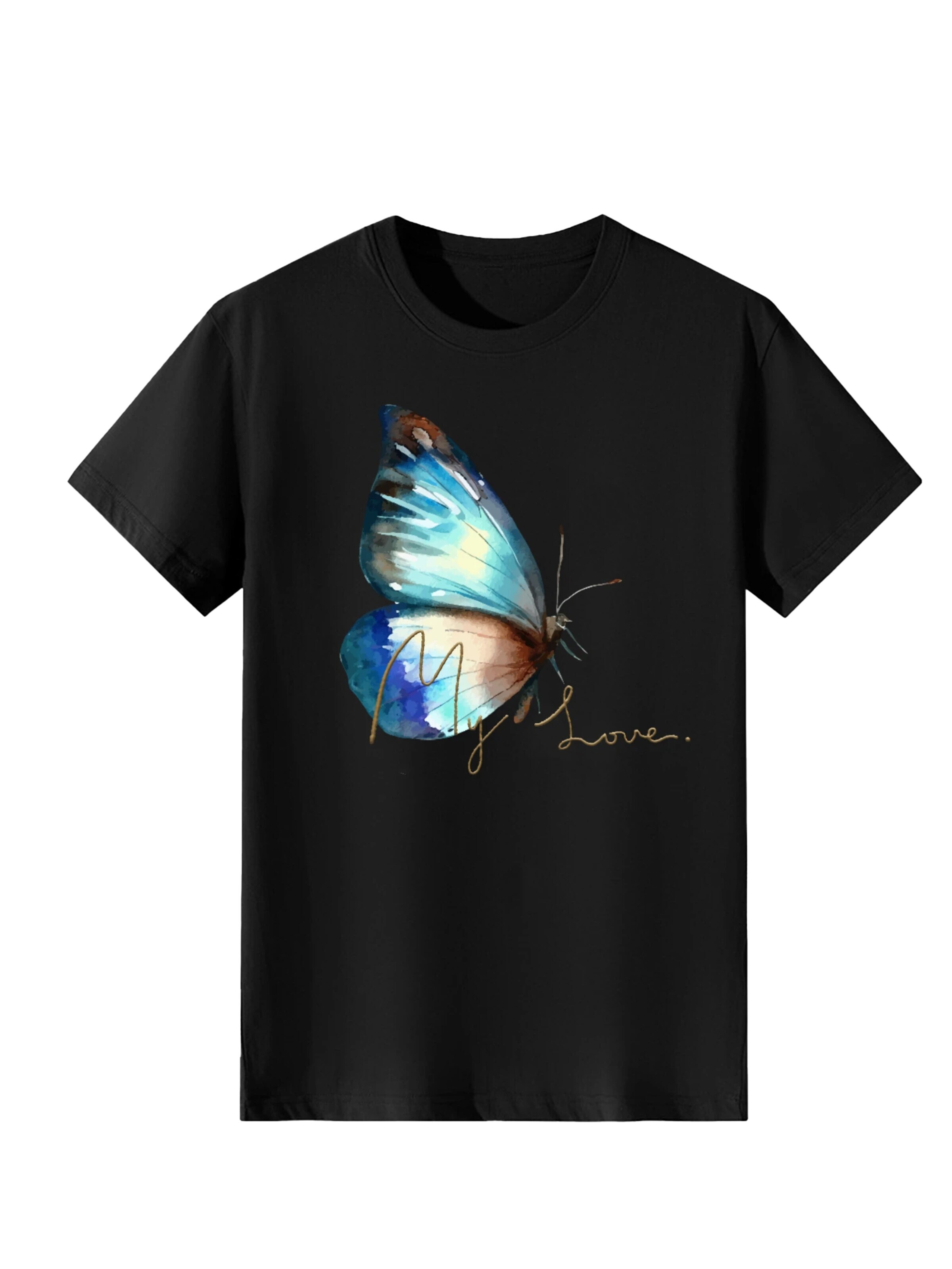 T-shirt LapaPlus en noir : devant