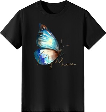 T-shirt LapaPlus en noir : devant