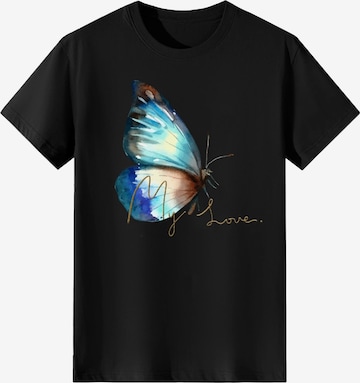 T-shirt LapaPlus en noir : devant